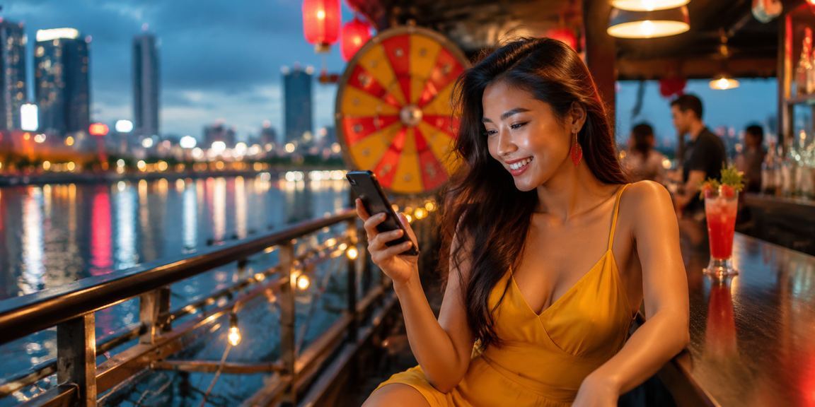 Không khí lễ hội tại Thành phố Hồ Chí Minh với chủ đề giải trí roulette