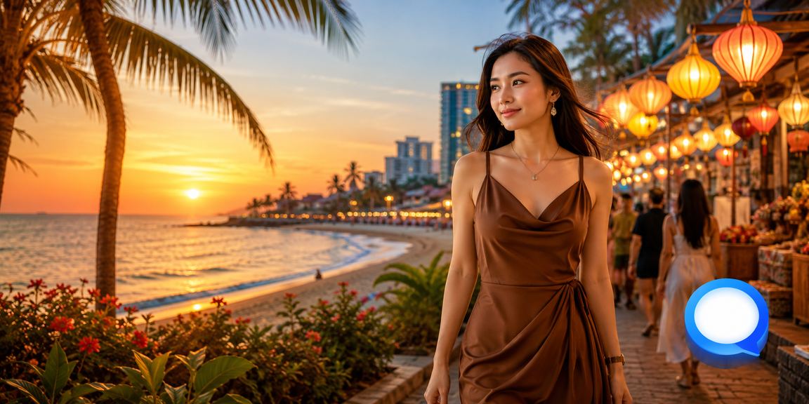 Quán cà phê Phú Quốc minh họa người dùng đọc đánh giá betting trên mobile